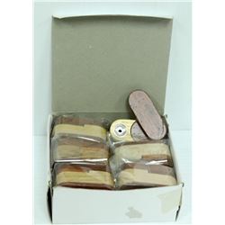 12PK OF TWO TONED WOODEN PIPES