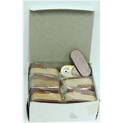 12PK OF TWO TONED WOODEN PIPES