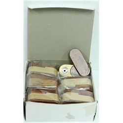 12PK OF TWO TONED WOODEN PIPES