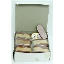 12PK OF TWO TONED WOODEN PIPES