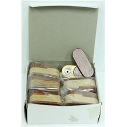 12PK OF TWO TONED WOODEN PIPES