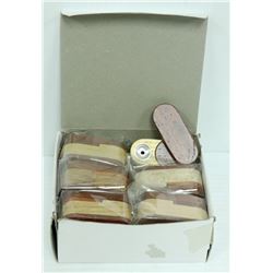 12PK OF TWO TONED WOODEN PIPES