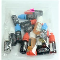 16PK OF 10ML ASSORTED MG & FLAVORED VAPE JUICE