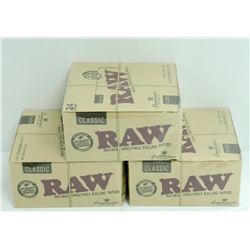 BUNDLE OF 3- 24PK RAW CLASSIC NATURAL  UNREFINED