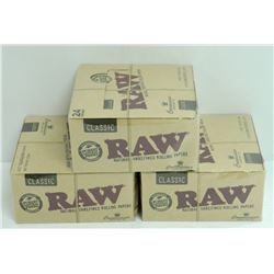 BUNDLE OF 3- 24PK RAW CLASSIC NATURAL  UNREFINED