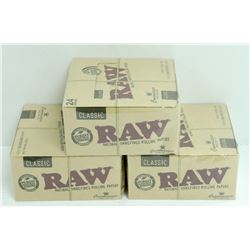 BUNDLE OF 3- 24PK RAW CLASSIC NATURAL  UNREFINED