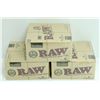 Image 1 : BUNDLE OF 3- 24PK RAW CLASSIC NATURAL  UNREFINED