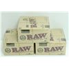 Image 1 : BUNDLE OF 3- 24PK RAW CLASSIC NATURAL  UNREFINED
