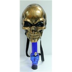 SKULL GAS MASK STYLE BONG (2PCS); BLUE