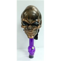 SKULL GAS MASK STYLE BONG (2PCS); PURPLE