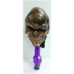 SKULL GAS MASK STYLE BONG (2PCS); PURPLE