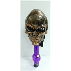 SKULL GAS MASK STYLE BONG (2PCS); PURPLE