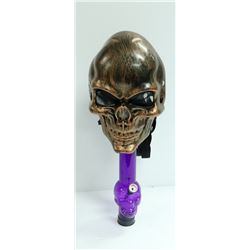 SKULL GAS MASK STYLE BONG (2PCS); PURPLE