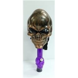 SKULL GAS MASK STYLE BONG (2PCS); PURPLE
