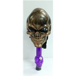 SKULL GAS MASK STYLE BONG (2PCS); PURPLE