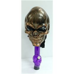SKULL GAS MASK STYLE BONG (2PCS); PURPLE