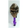 Image 1 : SKULL GAS MASK STYLE BONG (2PCS); PURPLE