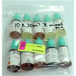 10PK OF 30ML ASSORTED MG BREAKFAST CAKES FLAVORED