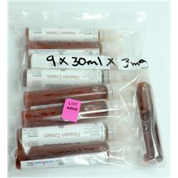 9PK OF 30ML 3MG HEAVEN CREAM FLAVORED