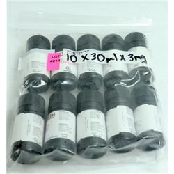 10PK OF 30ML 3MG PINKY FLAVORED