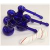 Image 1 : 5PK OF ASSORTED GLASS PIPES *MUST BE 18+ TO BID*