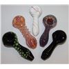 Image 1 : 5PK OF ASSORTED GLASS PIPES *MUST BE 18+ TO BID*