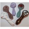 Image 1 : 5PK OF ASSORTED GLASS PIPES *MUST BE 18+ TO BID*