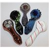 Image 1 : 5PK OF ASSORTED GLASS PIPES *MUST BE 18+ TO BID*