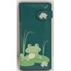 Image 1 : NEW SHAGWEAR WOMENS WALLET; BLUE/ FROG