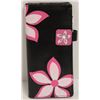 Image 1 : NEW SHAGWEAR WOMENS WALLET; BLACK/ PINK FLOWERS