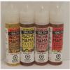 Image 1 : 4PK OF 60ML 3MG ASSORTED FLAVORED VAPE JUICE