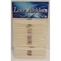 24PK OF SHAGWEAR LOVE ANKLETS