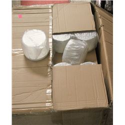 LARGE BOX OF BARBER NECK TISSUE DISPENSERS