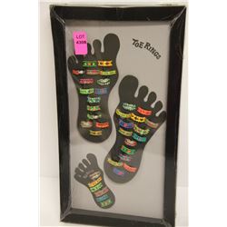 NEW PACKAGE OF PORCUPINE STYLE TOE RINGS