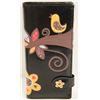 Image 1 : NEW SHAGWEAR WOMENS WALLET; BLACK/ BIRDS