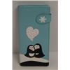 Image 1 : NEW SHAGWEAR WOMENS WALLET; BLUE/  PENGUINS