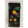 Image 1 : NEW SHAGWEAR WOMENS WALLET;  BLACK/ BIRD