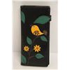 Image 1 : NEW SHAGWEAR WOMENS WALLET;  BLACK/ BIRD