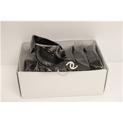 12PK OF BLACK FRAME/ SMOKED LENS DESIGNER STYLE