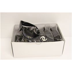 12PK OF BLACK FRAME/ SMOKED LENS DESIGNER STYLE