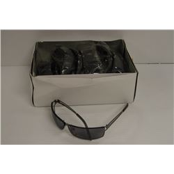 12PK OF GUN METAL FRAME/ SMOKEY LENS DESIGNER
