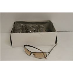 12PK OF S. BROWN FRAME/ G. BROWN LENS DESIGNER