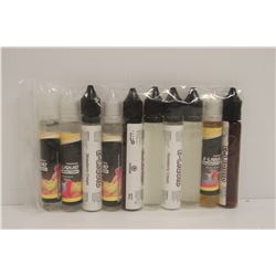 10PK OF 30ML ASSORTED MG & FLAVORED VAPE JUICE