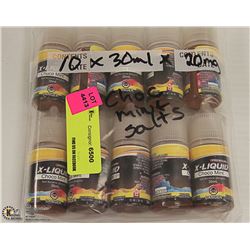 10PK OF 30ML 20MG CHOCO MINT SALT FLAVORED VAPE