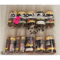 10PK OF 30ML 20MG CHOCO MINT SALT FLAVORED VAPE