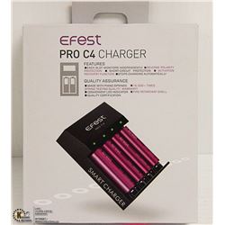 EFEST PRO C4 CHARGER *MUST BE 18+ TO BID*
