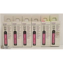6PK OF EFEST SLIM K1 CHARGERS *MUST BE 18+ TO BID*
