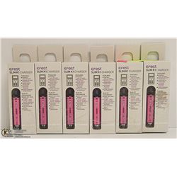 6PK OF EFEST SLIM K1 CHARGERS *MUST BE 18+ TO BID*