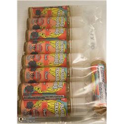 9PK OF 60ML 0MG PEACH FLAVORED VAPE JUICE