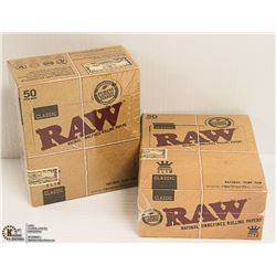 BUNDLE OF 3- 24PK RAW CLASSIC NATURAL  UNREFINED